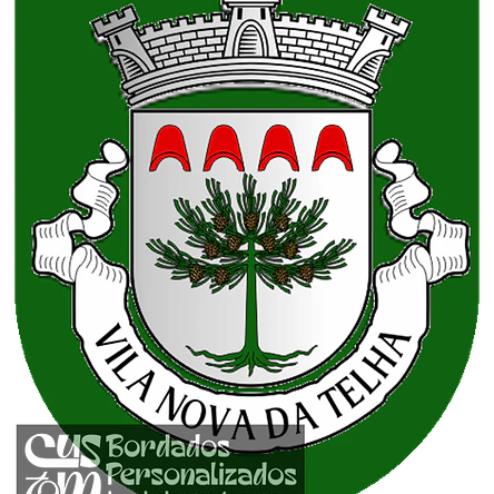 Emblema Bordado Freguesia de Vila Nova da Telha (Maia, Porto) 1