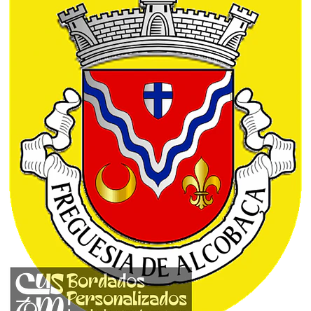 Emblema Bordado Antiga Freguesia de Alcobaça (Alcobaça, Leiria) 1