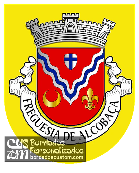 Emblema Bordado Antiga Freguesia de Alcobaça (Alcobaça, Leiria)