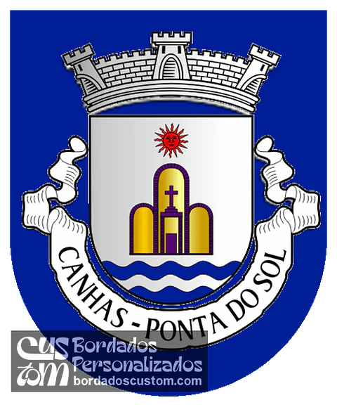 Emblema Bordado Freguesia de Canhas (Ponta do Sol, Madeira)