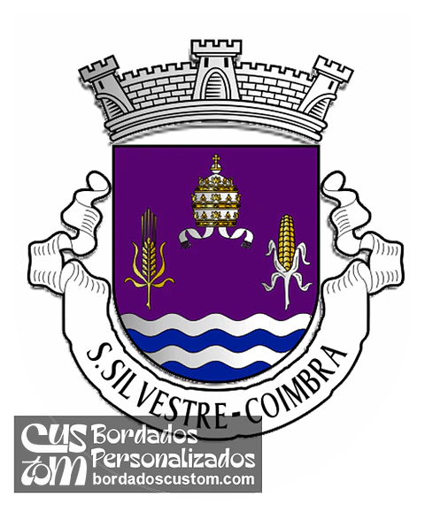 Emblema Bordado Freguesia de São Silvestre (Coimbra, Coimbra)