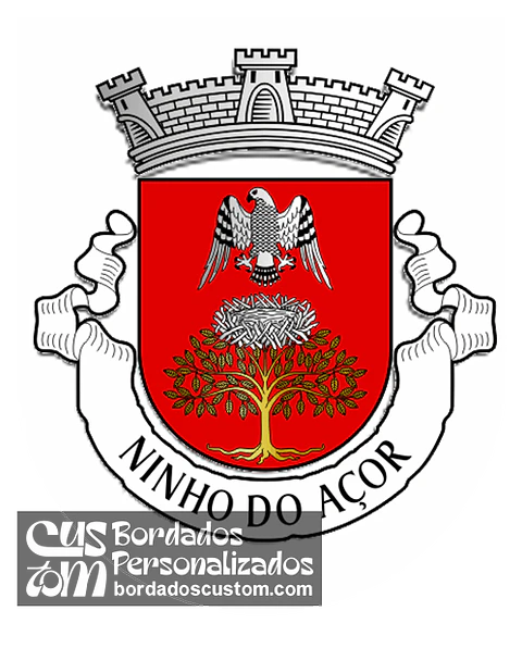 Emblema Bordado Antiga Freguesia de Ninho do Açor (Castelo Branco, Castelo Branco)