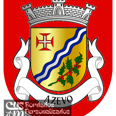 Emblema Bordado Antiga Freguesia de Azevo (Pinhel, Guarda) 1