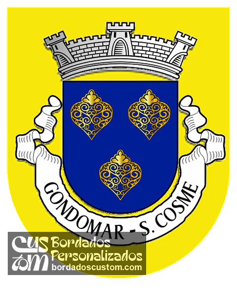 Emblema Bordado Antiga Freguesia de Gondomar (São Cosme) (Gondomar, Porto)