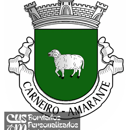Emblema Bordado Antiga Freguesia de Carneiro (Amarante, Porto) 1