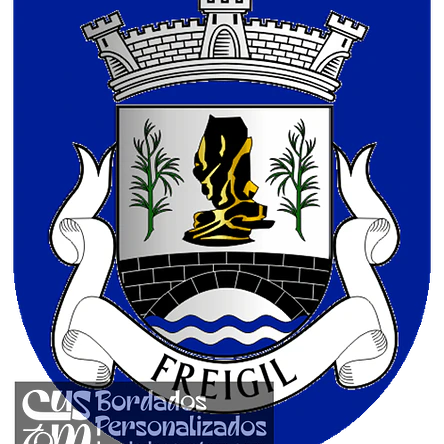 Emblema Bordado Antiga Freguesia de Freigil (Resende, Viseu) 1