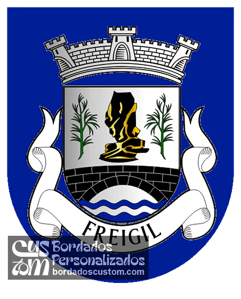 Emblema Bordado Antiga Freguesia de Freigil (Resende, Viseu)