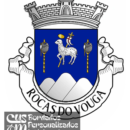 Emblema Bordado Freguesia de Rocas do Vouga (Sever do Vouga, Aveiro) 1