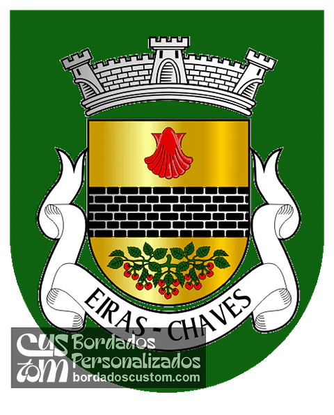 Emblema Bordado Antiga Freguesia de Eiras (Chaves, Vila Real)