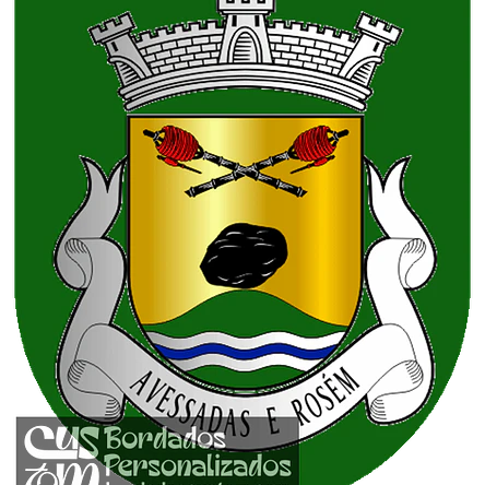 Emblema Bordado Freguesia de Avessadas e Rosém (Marco de Canaveses, Porto) 1