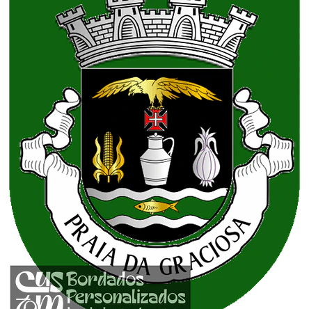 Emblema Bordado Freguesia de Praia (São Mateus) (Santa Cruz da Graciosa, Açores) 1