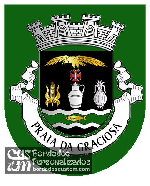 Emblema Bordado Freguesia de Praia (São Mateus) (Santa Cruz da Graciosa, Açores)