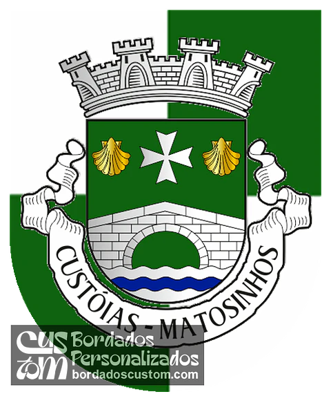 Emblema Bordado Antiga Freguesia de Custóias (Matosinhos, Porto)