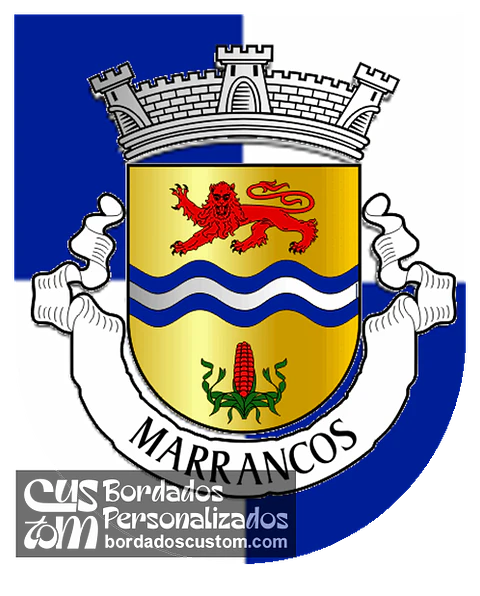 Emblema Bordado Antiga Freguesia de Marrancos (Vila Verde, Braga)