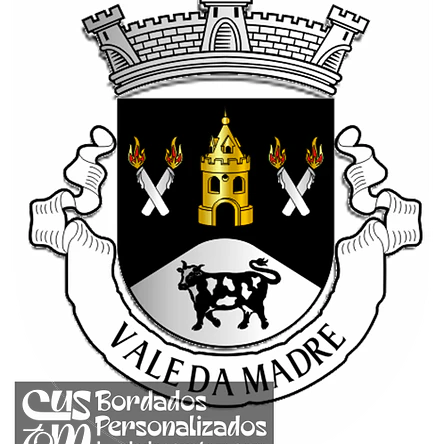Emblema Bordado Freguesia de Vale da Madre (Mogadouro, Bragança) 1