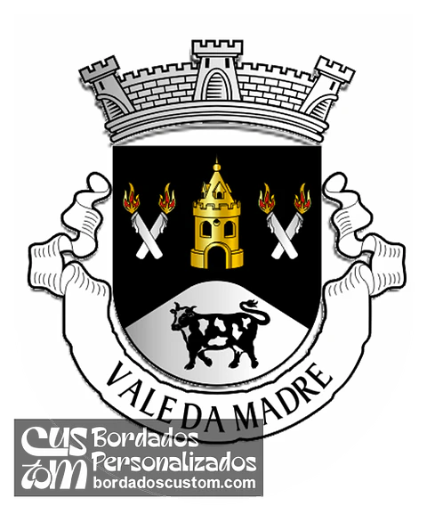 Emblema Bordado Freguesia de Vale da Madre (Mogadouro, Bragança)