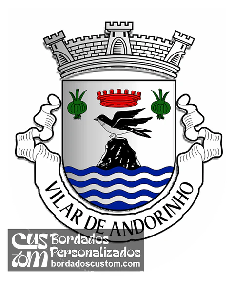 Emblema Bordado Freguesia de Vilar de Andorinho (Vila Nova de Gaia, Porto)