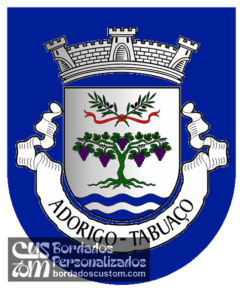 Emblema Bordado Freguesia de Adorigo (Tabuaço, Viseu)