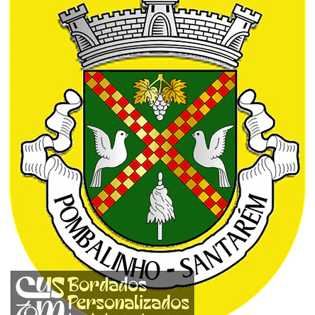 Emblema Bordado Freguesia de Pombalinho (Golegã, Santarém) 1
