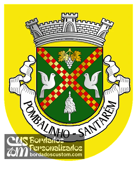 Emblema Bordado Freguesia de Pombalinho (Golegã, Santarém)
