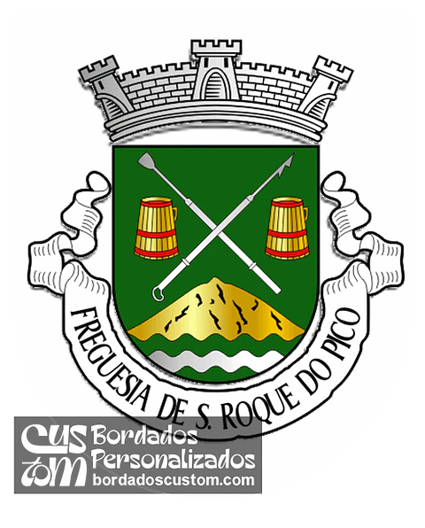 Emblema Bordado Freguesia de São Roque do Pico (São Roque do Pico, Açores)
