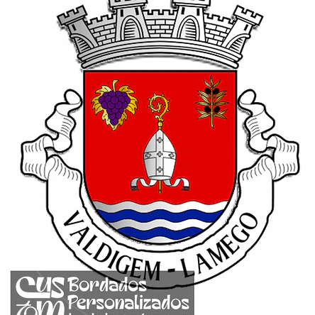 Emblema Bordado Antiga Freguesia de Valdigem (Lamego, Viseu) 1