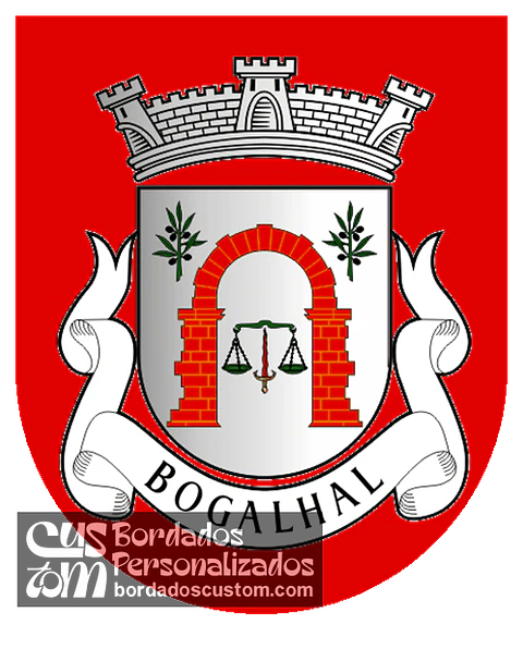 Emblema Bordado Antiga Freguesia de Bogalhal (Pinhel, Guarda)