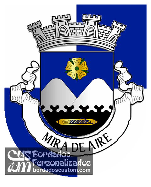 Emblema Bordado Freguesia de Mira de Aire (Porto de Mós, Leiria)