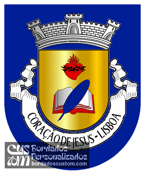 Emblema Bordado Antiga Freguesia de Coração de Jesus (Lisboa, Lisboa)
