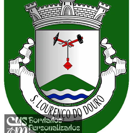 Emblema Bordado Antiga Freguesia de São Lourenço do Douro (Marco de Canaveses, Porto) 1