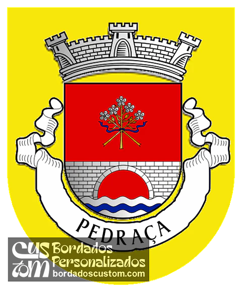 Emblema Bordado Freguesia de Pedraça (Cabeceiras de Basto, Braga)