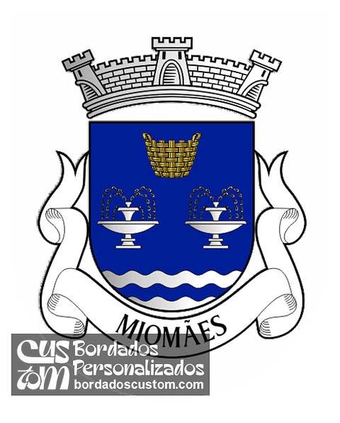 Emblema Bordado Antiga Freguesia de Miomães (Resende, Viseu)