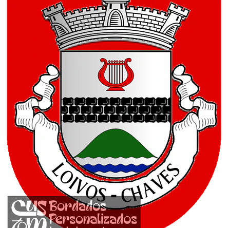 Emblema Bordado Antiga Freguesia de Loivos (Chaves, Vila Real) 1