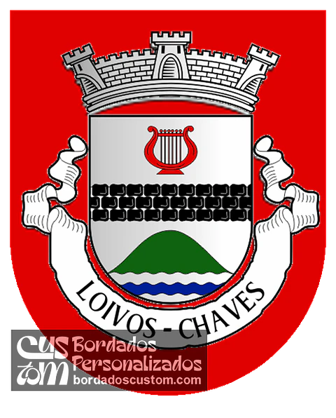 Emblema Bordado Antiga Freguesia de Loivos (Chaves, Vila Real)