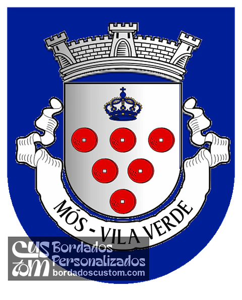 Emblema Bordado Antiga Freguesia de Mós (Vila Verde, Braga)