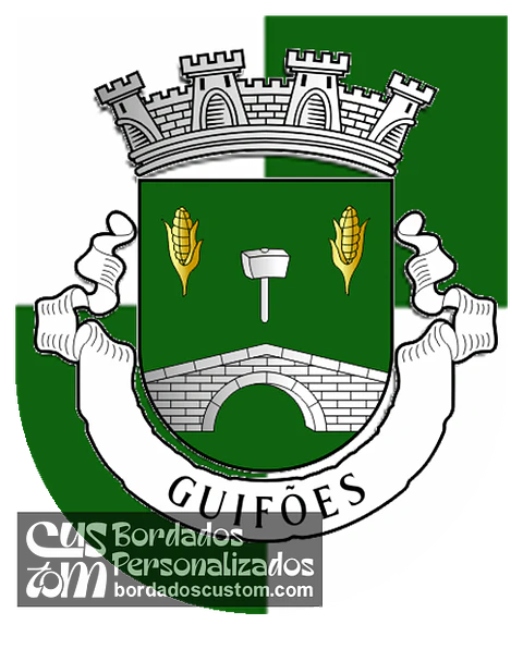 Emblema Bordado Antiga Freguesia de Guifões (Matosinhos, Porto)
