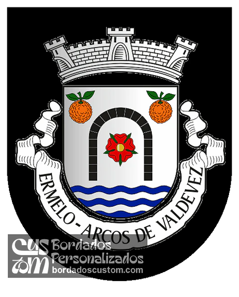 Emblema Bordado Antiga Freguesia de Ermelo (Arcos de Valdevez, Viana do Castelo)