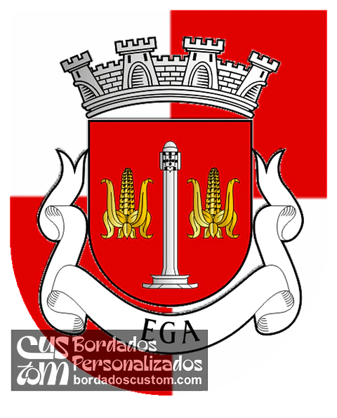 Emblema Bordado Freguesia de Ega (Condeixa-a-Nova, Coimbra)