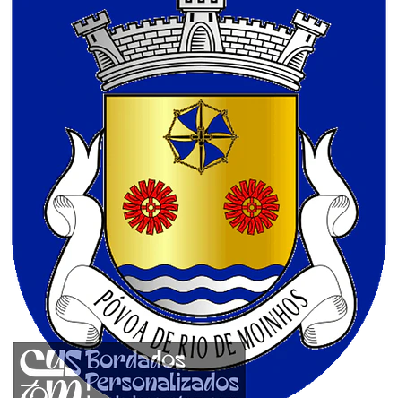 Emblema Bordado Antiga Freguesia de Póvoa de Rio de Moinhos (Castelo Branco, Castelo Branco) 1