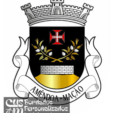 Emblema Bordado Freguesia de Amêndoa (Mação, Santarém) 1