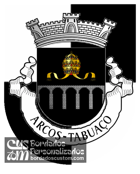 Emblema Bordado Freguesia de Arcos (Tabuaço, Viseu)