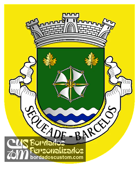 Emblema Bordado Antiga Freguesia de Sequeade (Barcelos, Braga)