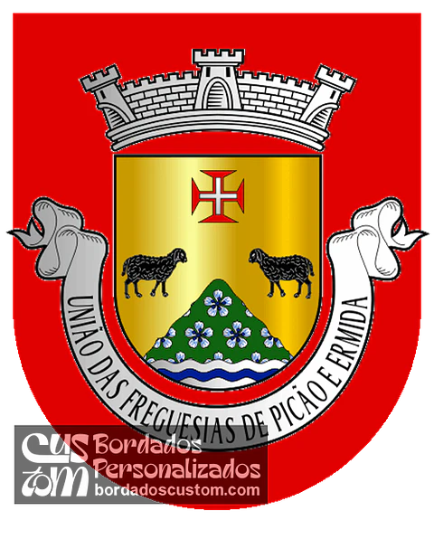 Emblema Bordado Freguesia de Picão e Ermida (Castro Daire, Viseu)