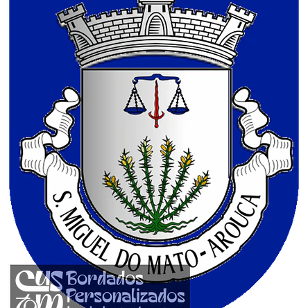 Emblema Bordado Freguesia de São Miguel do Mato (Arouca, Aveiro) 1