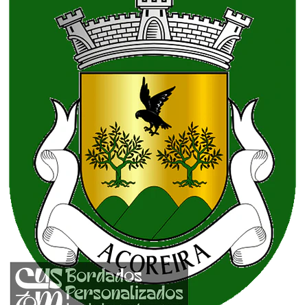 Emblema Bordado Freguesia de Açoreira (Torre de Moncorvo, Bragança) 1