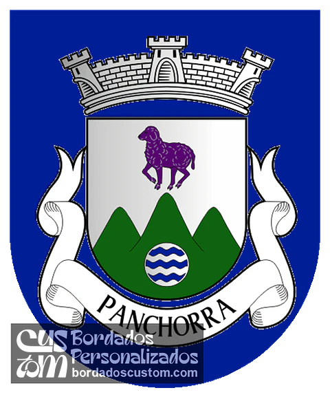 Emblema Bordado Antiga Freguesia de Panchorra (Resende, Viseu)
