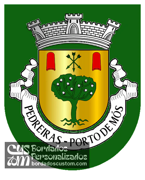 Emblema Bordado Freguesia de Pedreiras (Porto de Mós, Leiria)