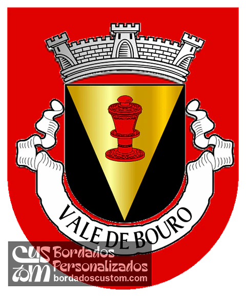 Emblema Bordado Freguesia de Vale de Bouro (Cabeceiras de Basto, Braga)