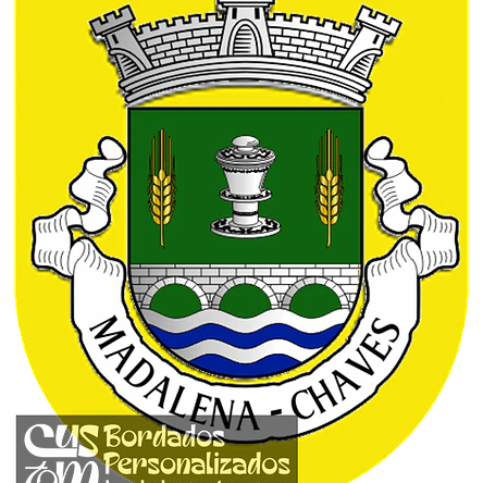 Emblema Bordado Antiga Freguesia de Madalena (Chaves, Vila Real) 1