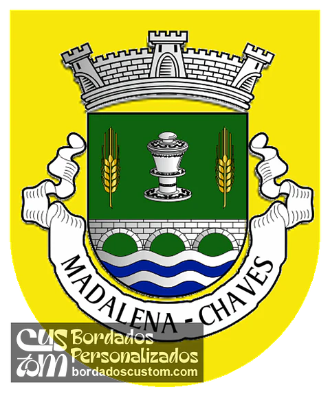 Emblema Bordado Antiga Freguesia de Madalena (Chaves, Vila Real)
